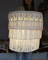Svietidlá - Macramé luster - 17976068_
