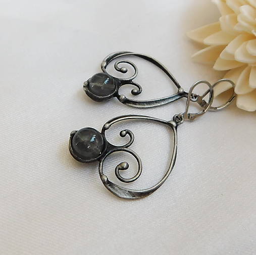 Náušnice - Náušnice s labradoritom ─TIRIAQ─ - 17978144_