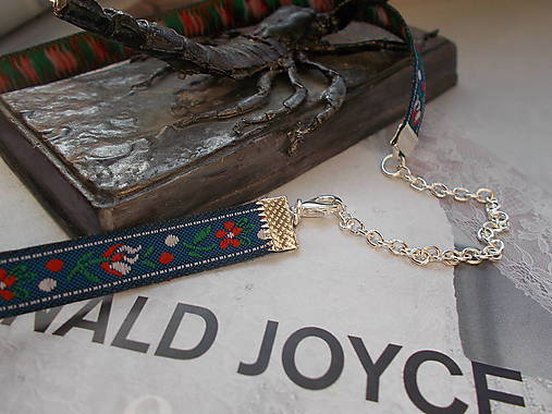 Náhrdelníky - ľudový choker náhrdelník - 17975916_