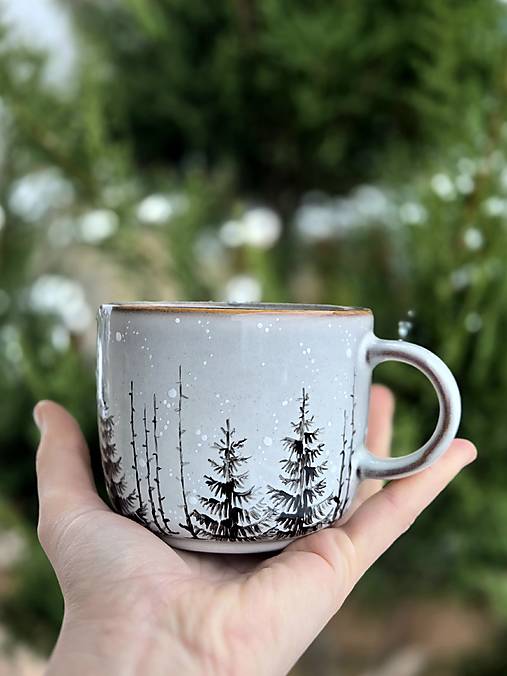 Nádoby - šálka Winter´s Magic I - 17977679_