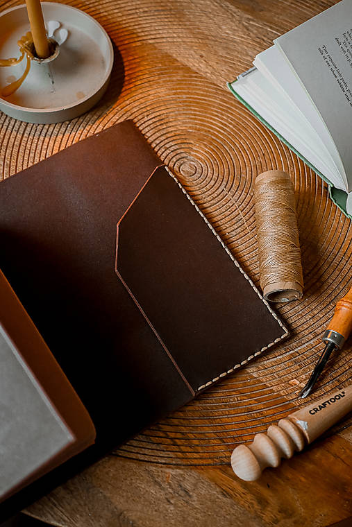 Kožený obal na zápisníky/diáre - Norton