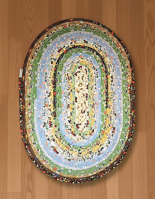 Farebný koberec do detskej izby - Hra na farme