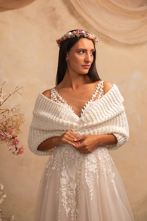 hrubší pléd „White Whisper“