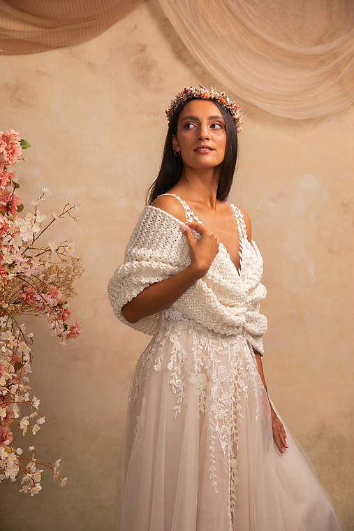 hrubší pléd „White Whisper“