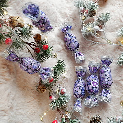 Vianočné salónky  (Fialová)