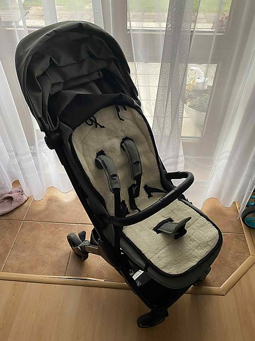 Detský textil - VLNIENKA podložka do kočíka EasyWalker Jackey 2 100% Merino Top Super wash Natural - 17981091_