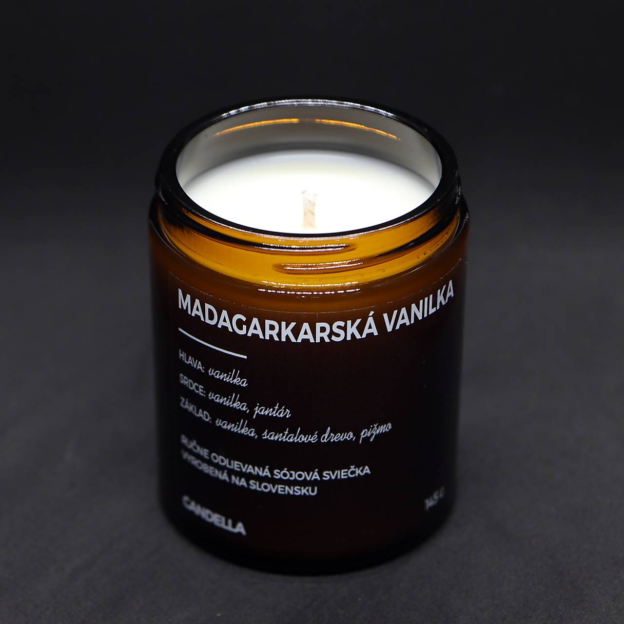 MADAGASKARSKÁ VANILKA sójová sviečka