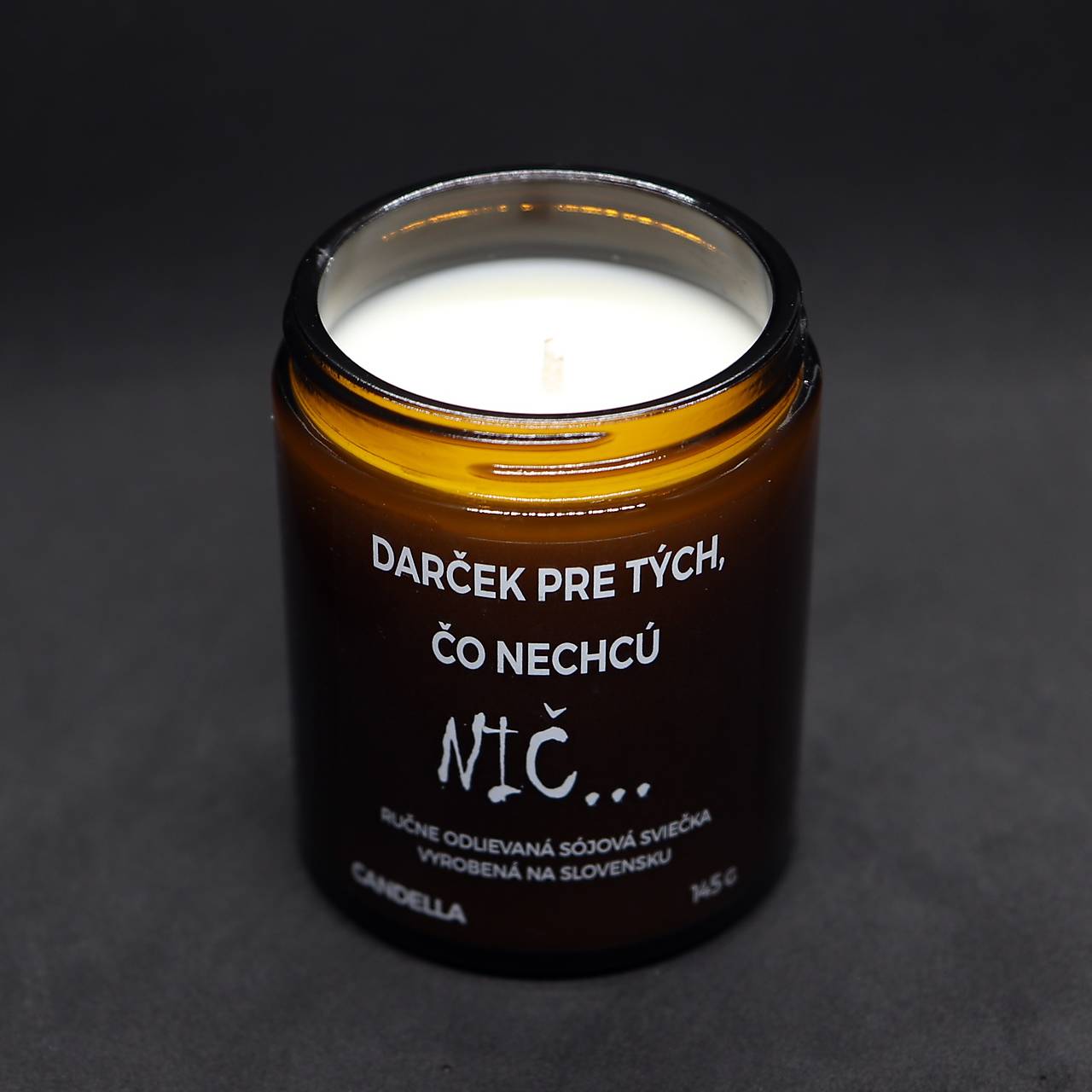 DARČEK PRE TÝCH, ČO NECHCÚ NIČ sójová sviečka