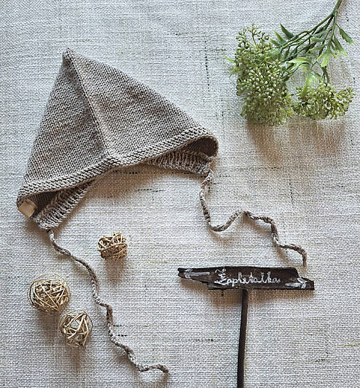 Čiapočka trpaslík - merino + bavlna