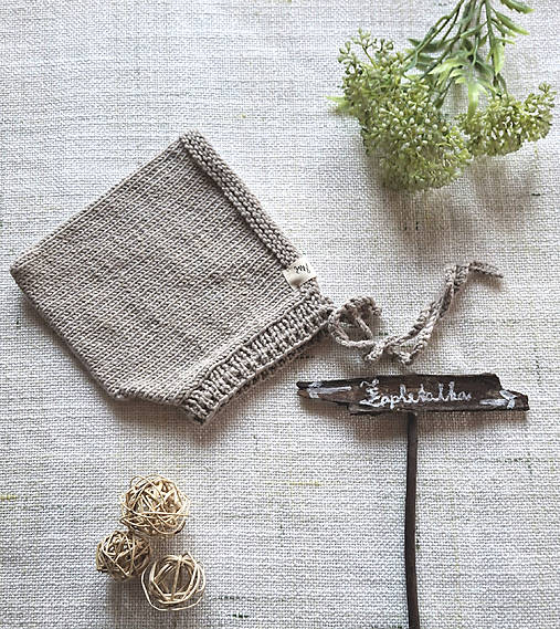 Čiapočka trpaslík - merino + bavlna