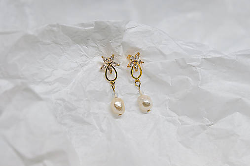 Náušnice - Náušnice MOTHER of Pearl 2 (Perlové náušnice MOTHER of Pearl 6) - 17979855_