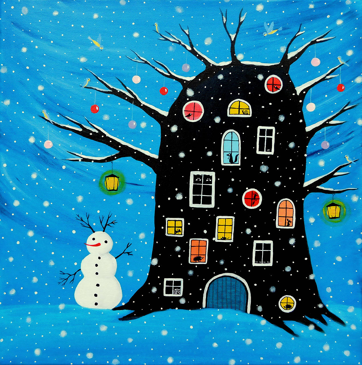 Bútľavý strom, Giclée art print 30x36