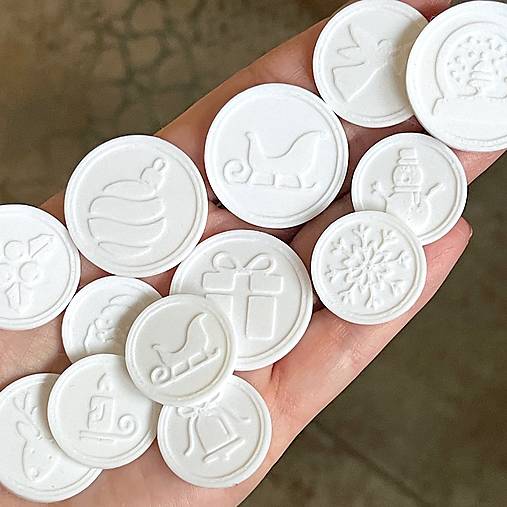 Iné - Vianočná minca - žetón do nákupného košíka / S043-C3 - 17981471_