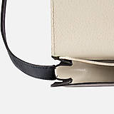 Kabelky - Dámská kožená crossbody kabelka | čierna (Žltá) - 17979840_