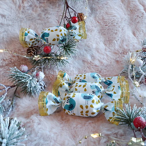 Vianočné salónky  (Tyrkysová)