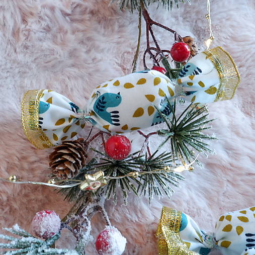 Vianočné salónky  (Tyrkysová)