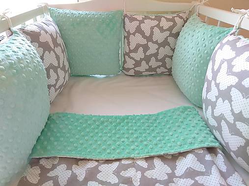 Sada do postieľky - vankúšikový mantinel + deka