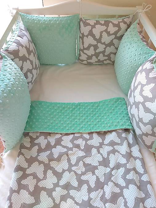 Sada do postieľky - vankúšikový mantinel + deka