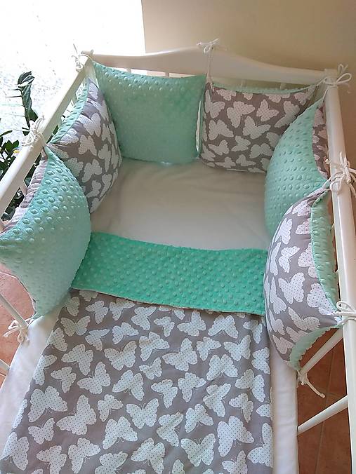 Sada do postieľky - vankúšikový mantinel + deka