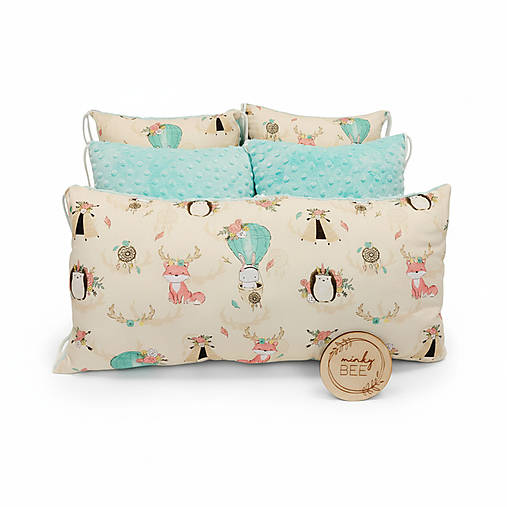 Sada vankúšikov do postieľky – vyskladajte si mantinel podľa seba