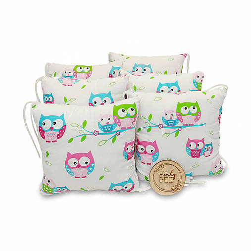 Sada vankúšikov do postieľky – vyskladajte si mantinel podľa seba