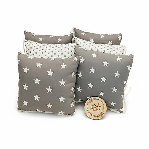 Sada vankúšikov do postieľky – vyskladajte si mantinel podľa seba