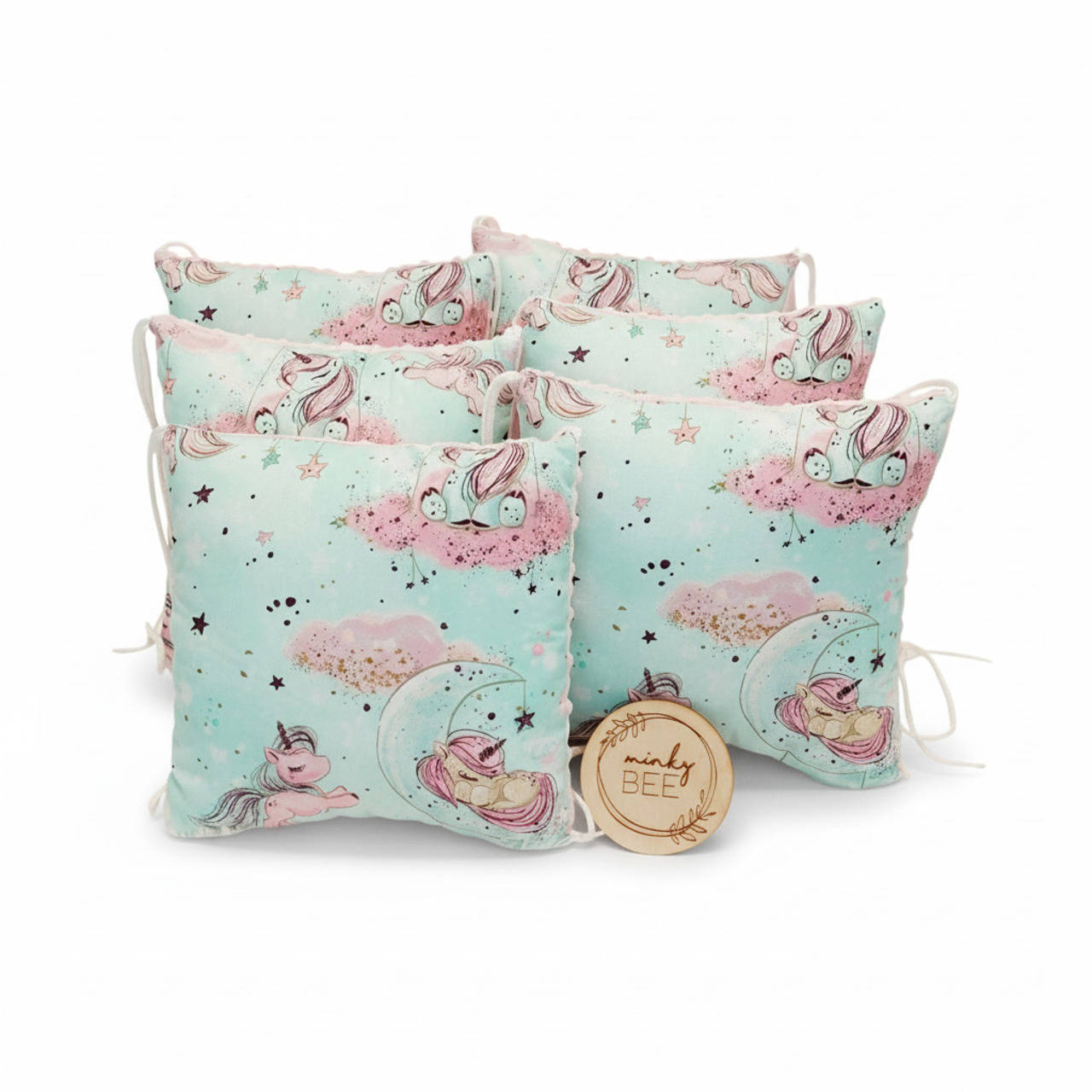 Sada vankúšikov do postieľky – vyskladajte si mantinel podľa seba