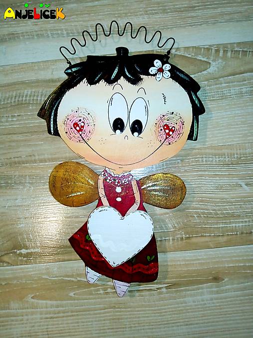 Dekorácie - Anjeliky - na zavesenie - 17984307_