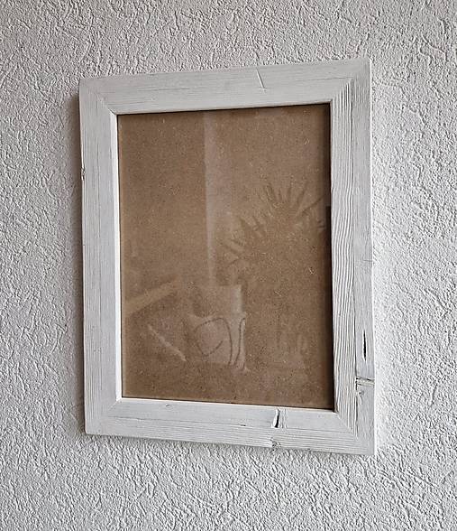 Rámiky - Drevený rám na obraz zo starého dreva - 17982884_