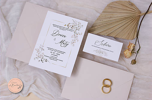 Svadobné oznámenie D#47