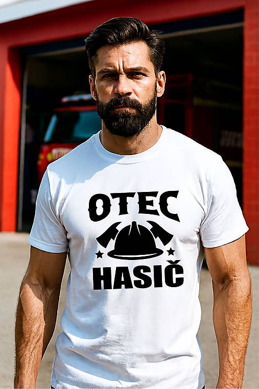 Pánske oblečenie - Otec hasič - 17982791_