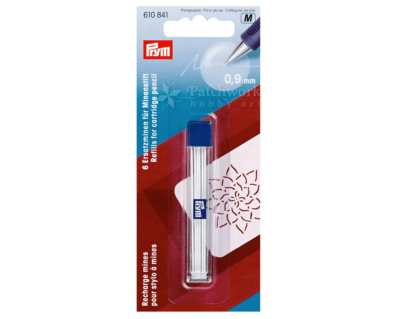 Tuhy do mechanickej ceruzky 0,9 mm biele Prym (610 841)