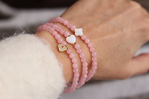 Tenký náramok ruženín