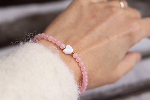 Tenký náramok ruženín