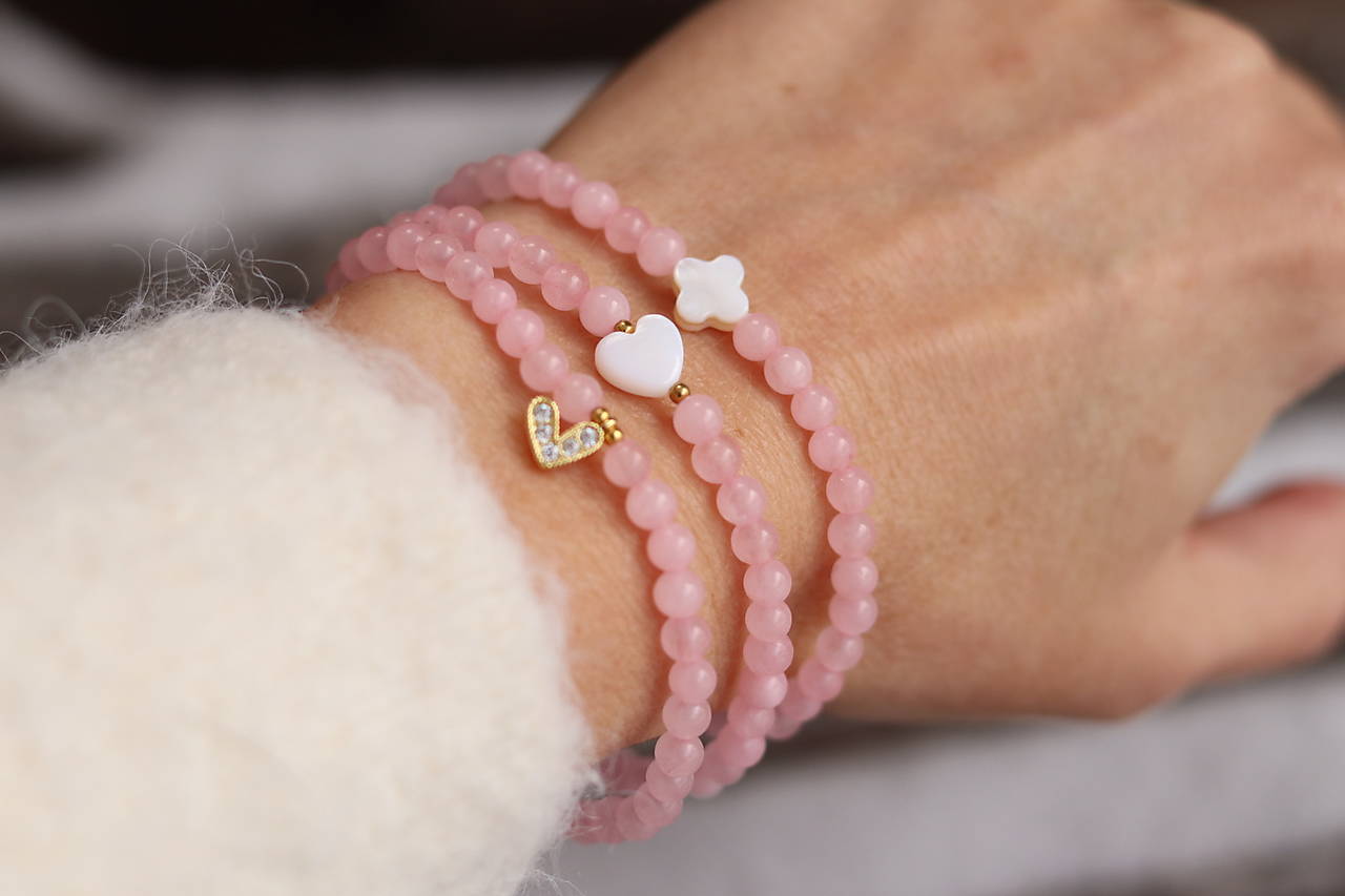 Tenký náramok ruženín