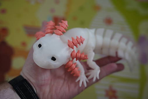 Axolotl – milá pohyblivá hračka pre deti