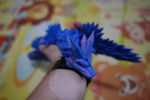 Kryštáľový drak – Fialovo-Modrý