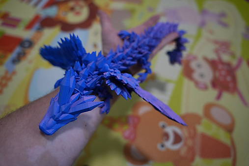 Kryštáľový drak – Fialovo-Modrý