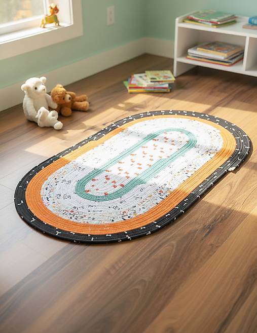 Detský farebný koberec Oh woof! - pre malých milovníkov psíkov