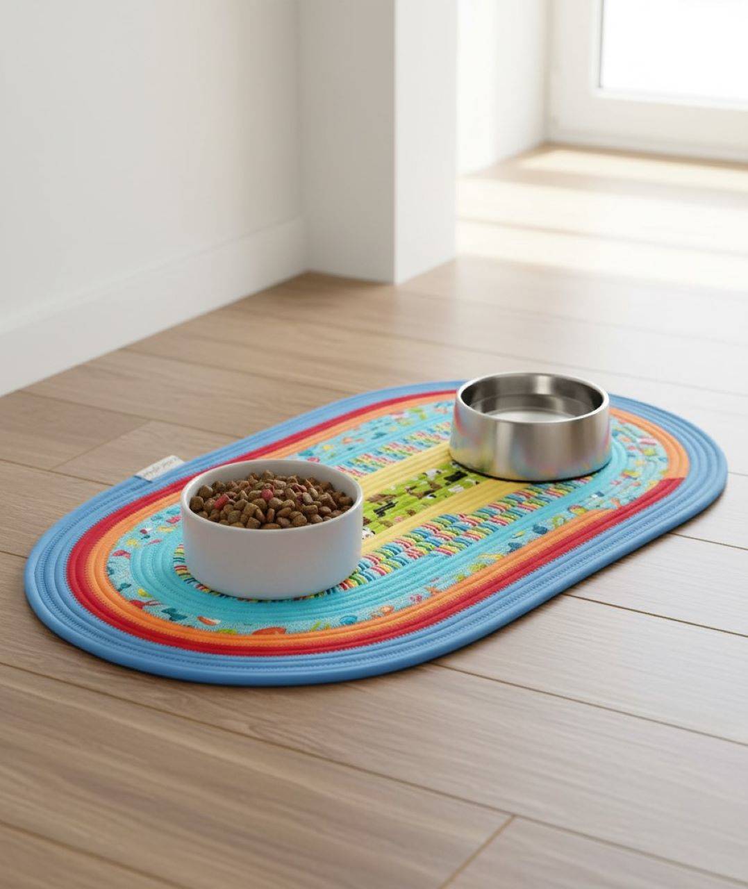 Koberček pod misku na granule pre psov