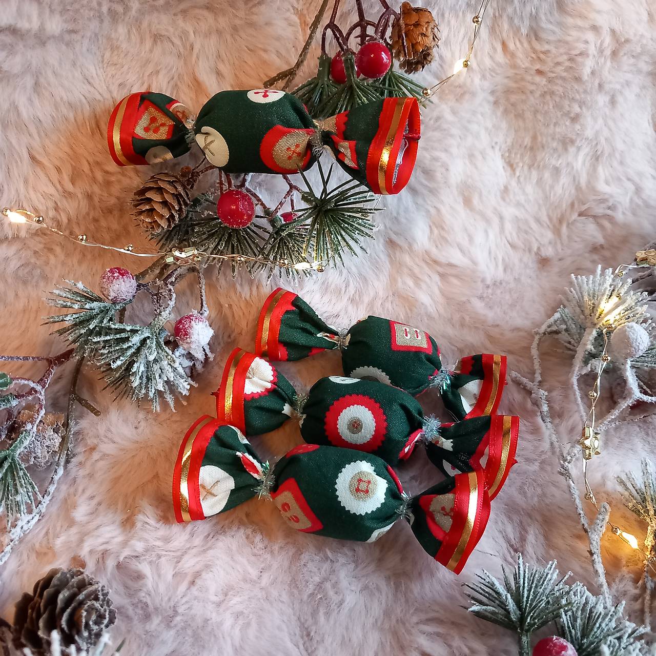 Vianočné salónky  (Zelená)