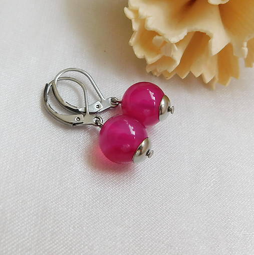 Náušnice - Achát - 17988177_