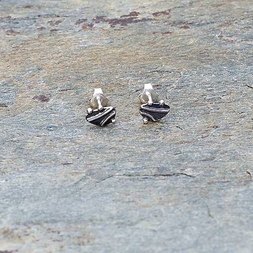 Náušnice - Náušnice zo striebra - Pruhy02 - 17985518_