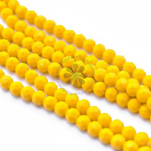 Korálky - (3735) Brúsené korálky, 6 mm - 10 ks - 17986480_