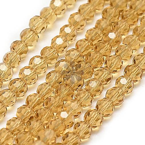 Korálky - (3737) Brúsené korálky, 6 mm - 10 ks - 17986491_