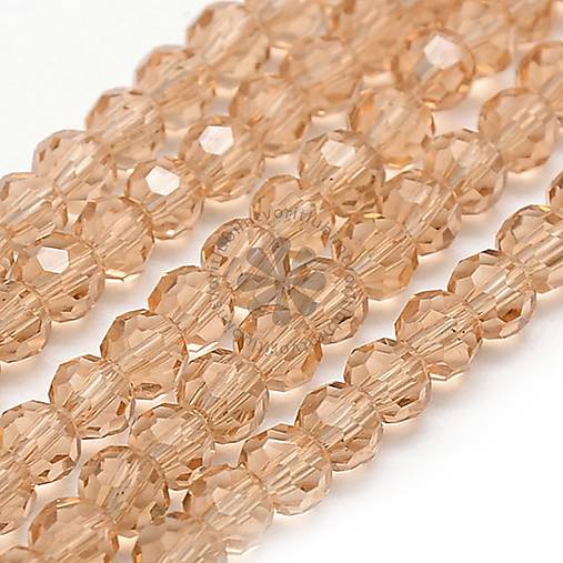 Korálky - (3750) Brúsené korálky, 6 mm - 10 ks - 17986495_