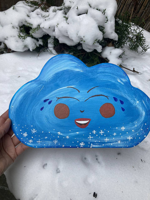 Obrazy - Snežný obláčik🌨️ - 17985205_