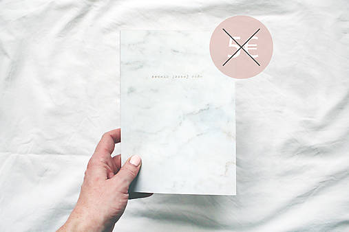 denník jednej duše // mramorový