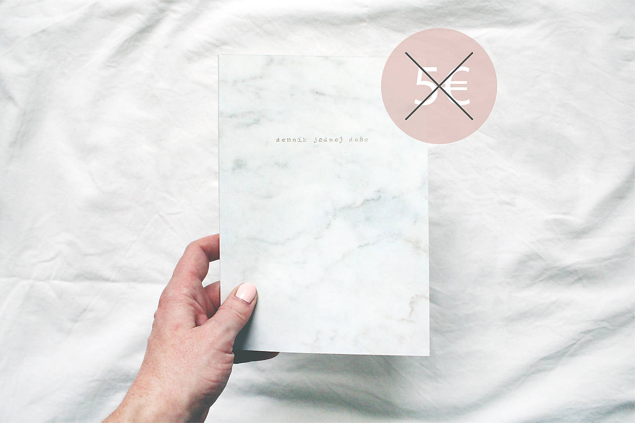 denník jednej duše // mramorový