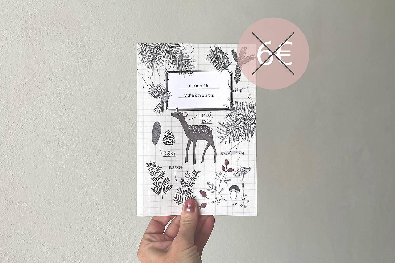 denník vďačnosti // lesný